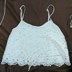Lace crop top